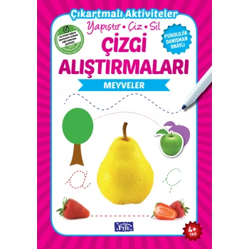 Meyveler - Çizgi Alıştırmaları