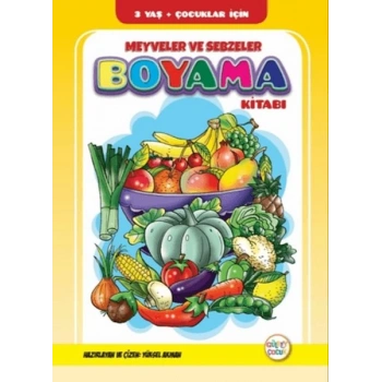 Meyveler ve Sebzeler Boyama Kitabı