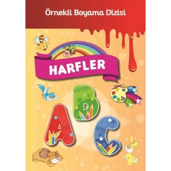 Örnekli Boyama - Harfler