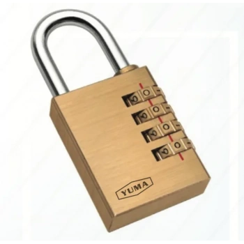 Pirinç Şifreli Asma Kilit - 4 Basamaklı 40mm