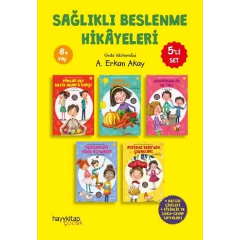 Sağlıklı Beslenme Hikayeleri 5li Set 30 Hikaye