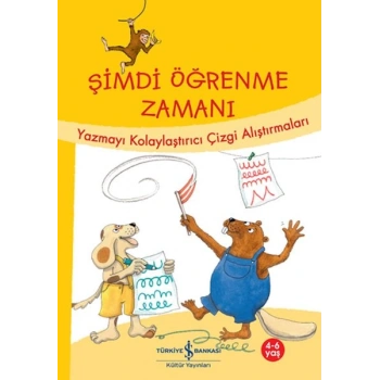 Şimdi Öğrenme Zamanı - Yazmayı Kolaylaştırıcı Çizgi Alıştırmaları