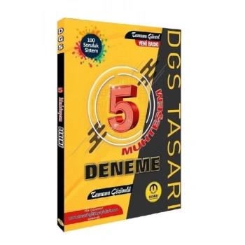 Tasarı DGS 5 Muhteşem Çözümlü Deneme