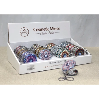 Taşlı El Aynası Anahtarlık Alk3767