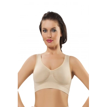 Ten Dikişsiz Kadın Pedli Sütyen Korse - 704