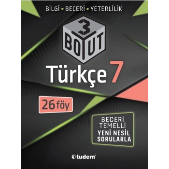 Tudem 7. Sınıf Türkçe 3 Boyut (Yeni)