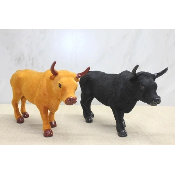 Tüylü Boğa Figürü Alk3059