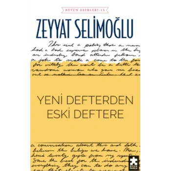 Yeni Defterden Eski Deftere