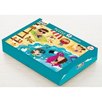 Yer Puzzle-24 Parça Puzzle - Kumsalda