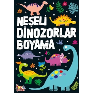 Neşeli Dinozorlar Boyama