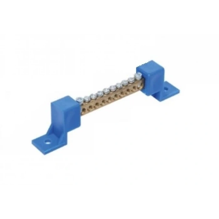 1 KUTUPLU 12 DELİK 125A NÖTR KLEMENSİ AYAKLI