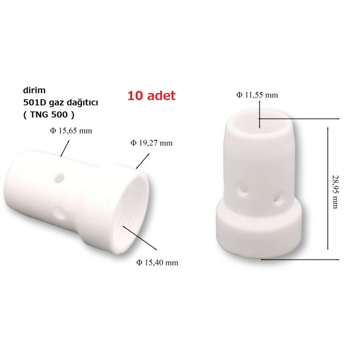 10 ADET DİRİM 501 D GAZ DAĞITICI ( TNG 500 )