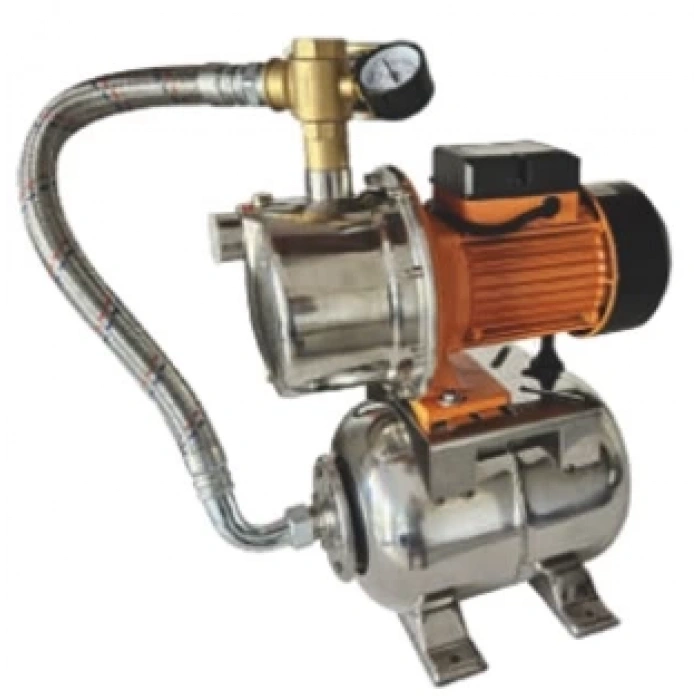 12 Volt DC Fırçasız Motorlu Solar Hidrofor 3 Kat 3 Daire 8 Litre İnox Paslanmaz Tank