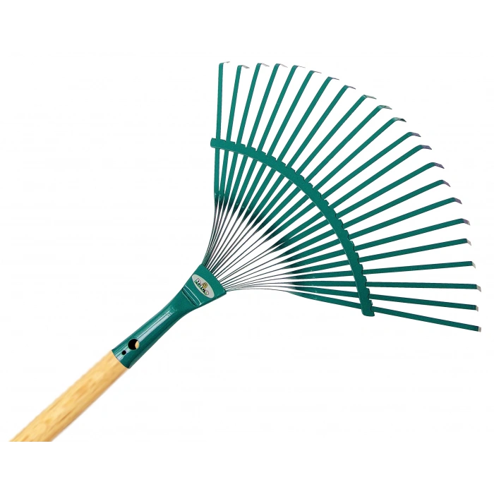 Raco 53731 Ahşap Saplı Metal Çim Ve Yaprak Toplama Tırmığı 45 Cm