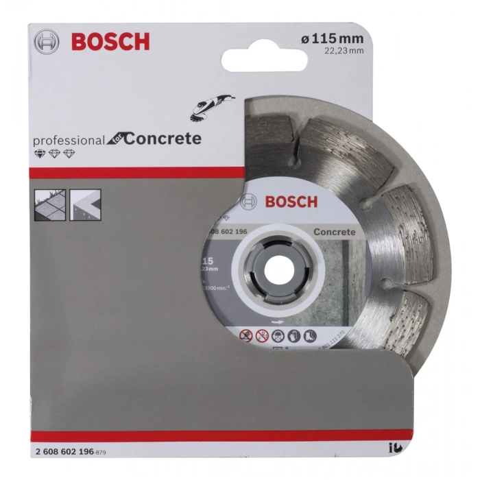 Bosch Standard For Concrete 115 Mm Elmas Kesme Diski - 2608602196