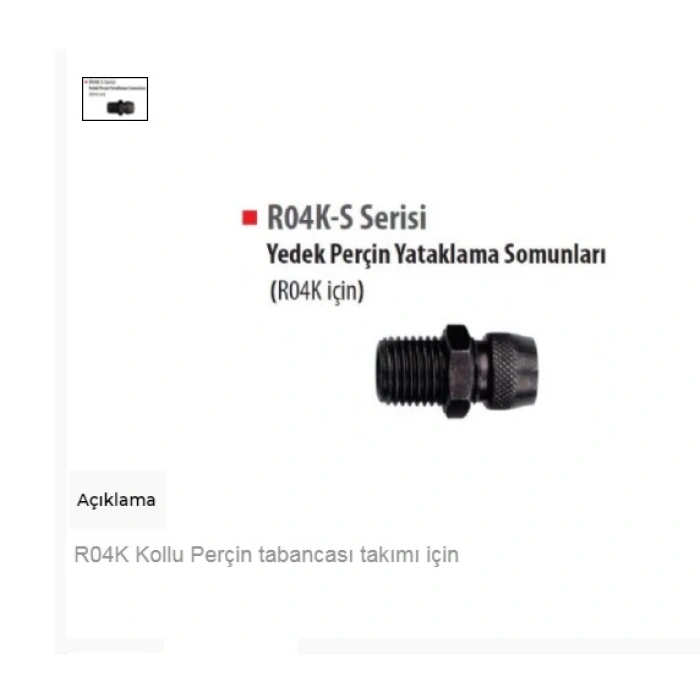 Ceta Form R04K-S10 Yedek Perçin Yataklama Somunu R04K Için M10