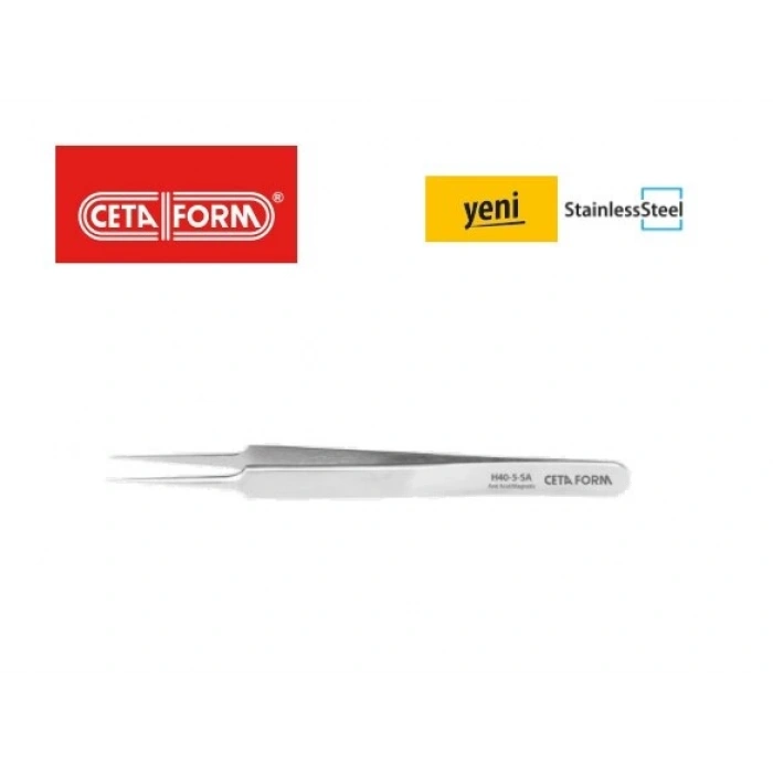 Ceta Form H40-5-Sa Iğne Uçlu Cımbız (Düz)
