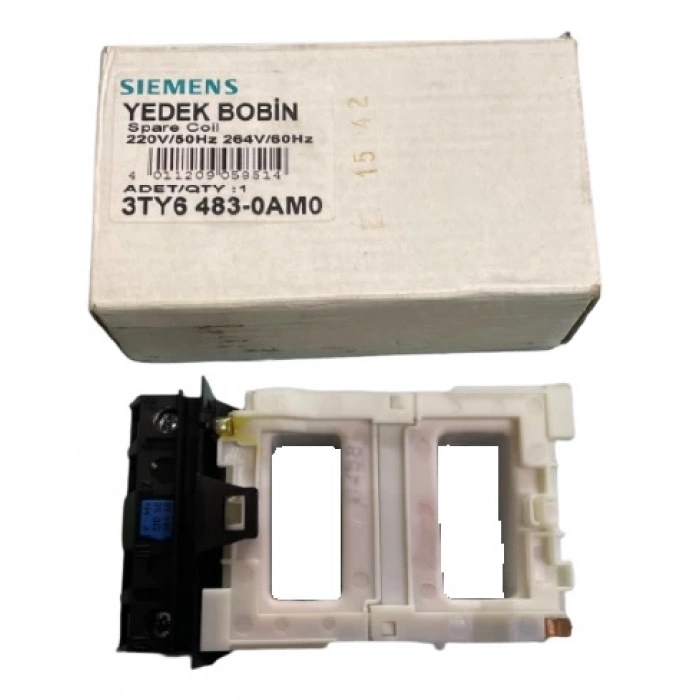 Siemens 3ty6483-0am0 Yedek Bobin 3tb47 Tip Kontaktör İçin 220v