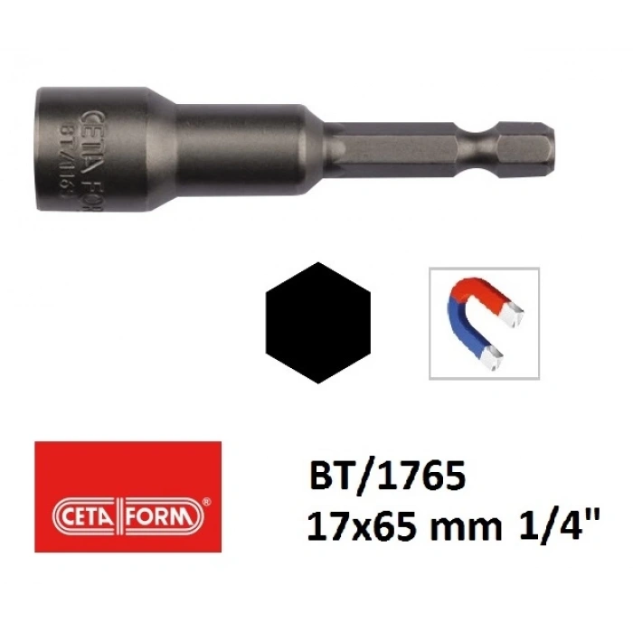 Ceta Form Bt/1765 Manyetik Lokma Uç 17-65 Mm