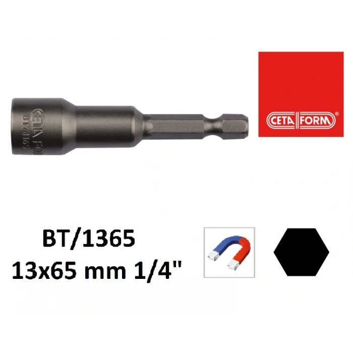 Ceta Form Bt/1365 Manyetik Lokma Uç 13-65 Mm