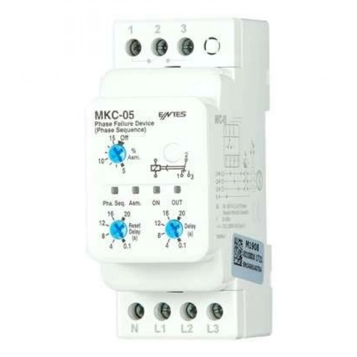 Entes Mkc-05 Motor Faz Koruma Rölesi