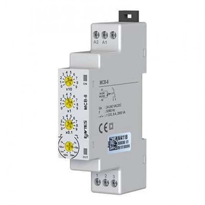 Entes Mcb-8 Elektronik Zaman Rölesi