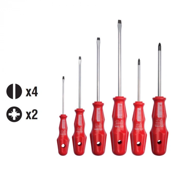 Ceta Form 4000M6St2 6 Parça Torex Tornavida Takımı DüzPozidriv