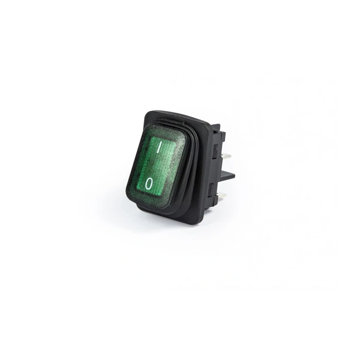 Emas Kare Körüklü Yeşil Işıklı Anahtar A54B1Y11