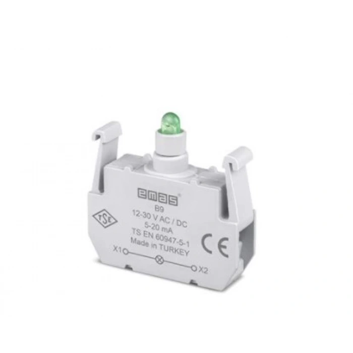 Emas Bk Sinyal Kırmızı Ledli 100-230v Ac