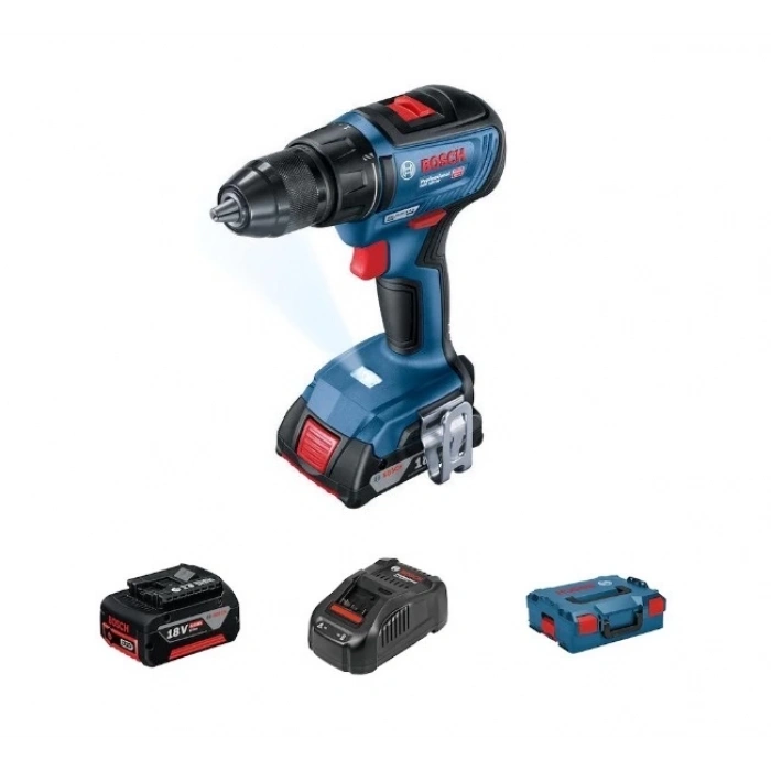 Bosch Professional GSR 18V-50 5.0 Ah Çift Akülü Vidalama Makinesi - 06019H5001