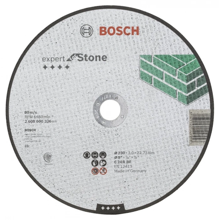 Bosch 230x3.0 mm Expert For Stone Düz - 2608600326