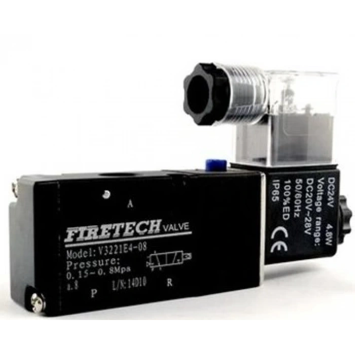 Pnömatik Valf 220 V Tek Bobin 3/2 1/4 V3221e2-08 3v210-08