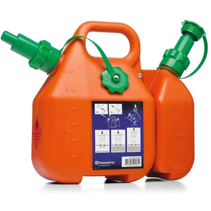 Husqvarna H505698000 Benzin Ve Yağ Yakıt Bidonu 6+2.5Lt