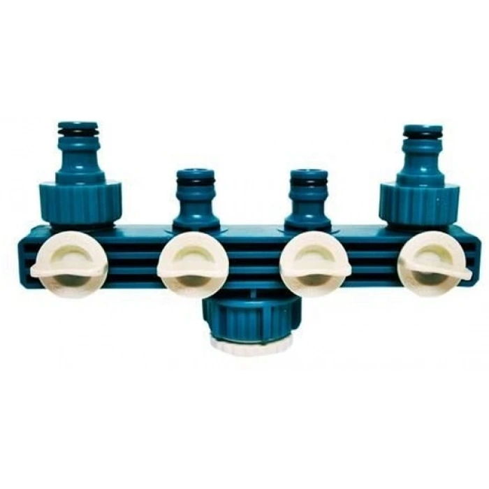 Raco 55257 4 Çıkışlı Musluk Bağlantı Adaptörü 3/4-1
