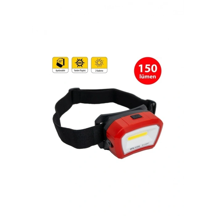 CETA FORM R12-bat1 Led Pilli Kafa Lambası 150 Lümen