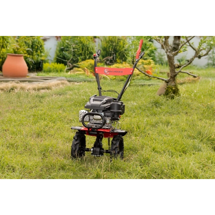 OMAX HOBBY BENZİNLİ ÇAPA MAKİNASI tekerlekli 1+0 şanzımanlı RV170 4,5 hp motorlu