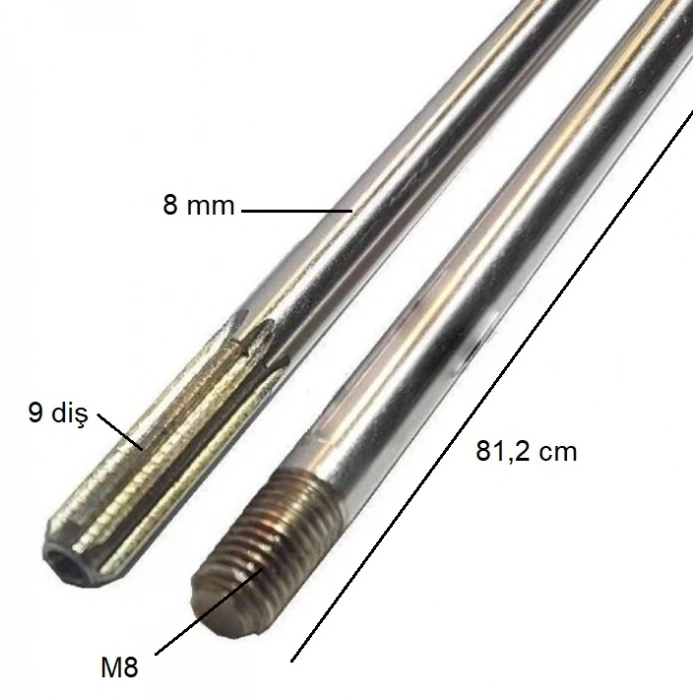 PALMERA / ŞAFT MİLİ ARKA PA330 ( PA330MT ÇOK FOKSİYONLU TIRPAN İÇİN UYGUNDUR )