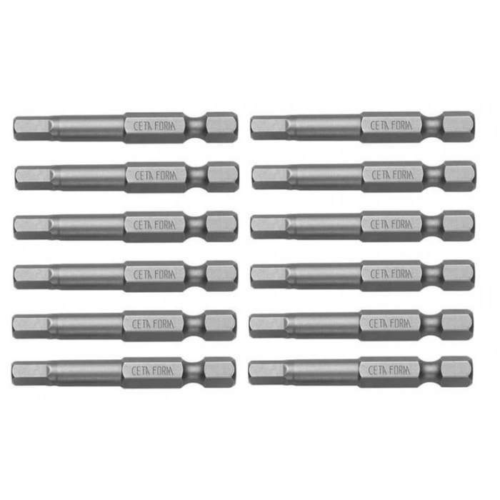 Ceta Form Cb/1925 Çelik Bits Alyan Uç Seti 2.5mm X 50mm 12li Paket