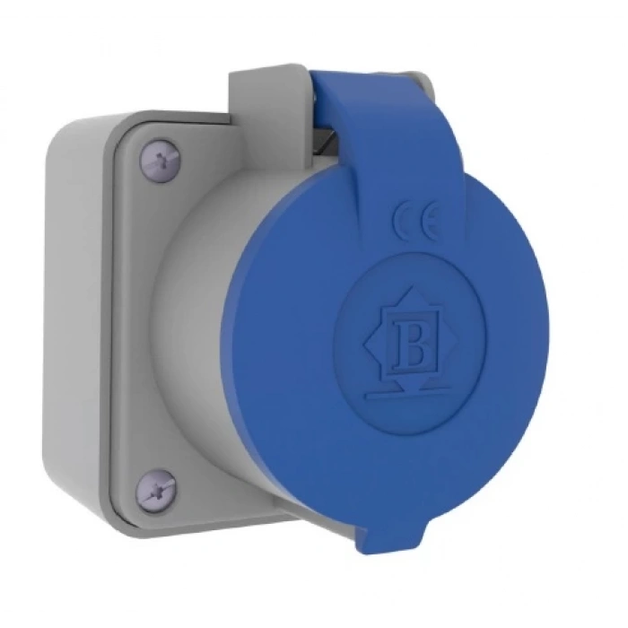 BEMİS 1X16A DUVAR PRİZİ BP1-1402-2510