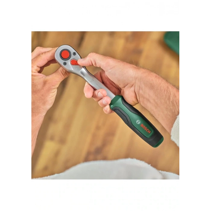 Bosch 1600A02Z9G 1/4 Ve 1/2 Cırcırlı Somun Sıkma Seti 56 Parça