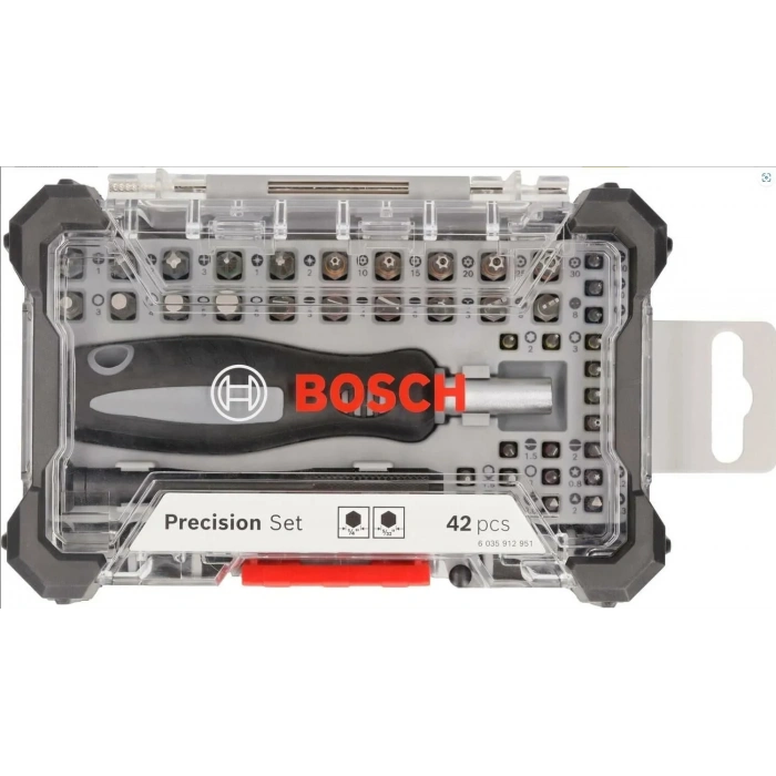 BOSCH 42 Parça Hassas Vidalama-Bits Ucu Seti - 2607002835