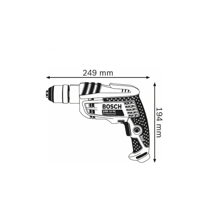 Bosch Professional GBM 10 RE Darbesiz Matkap - 0601473600