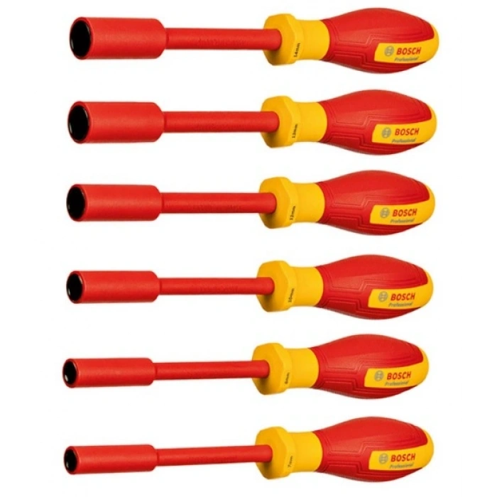 Bosch Profesyonel VDE Lokma Anahtar Seti Hex 6 Parça 1600A03NF3