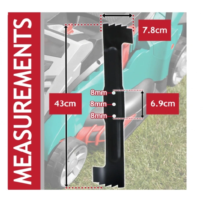 Bosch Rotak 43 Gen4 Yedek Bıçak F016800368