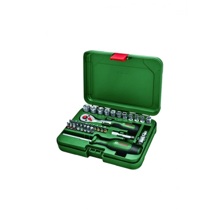 Bosch Tornavida ve Cırcırlı Lokma Takımı 34 Parça 1600A02BY1