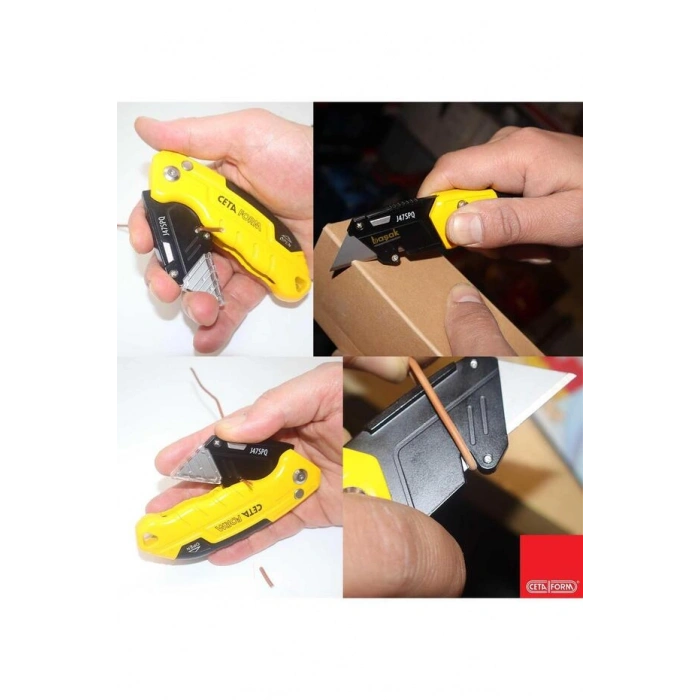 CETA FORM 158 Mm Katlanır Maket Bıçağı Trapez Tip J47spq