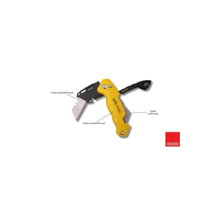 CETA FORM 158 Mm Katlanır Maket Bıçağı Trapez Tip J47spq