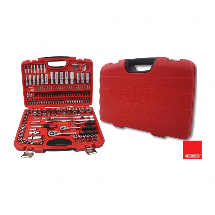 Ceta Form C20-180PH2 180 Parça 1/4+ 3/8+ 1/2” Lokma Takımı