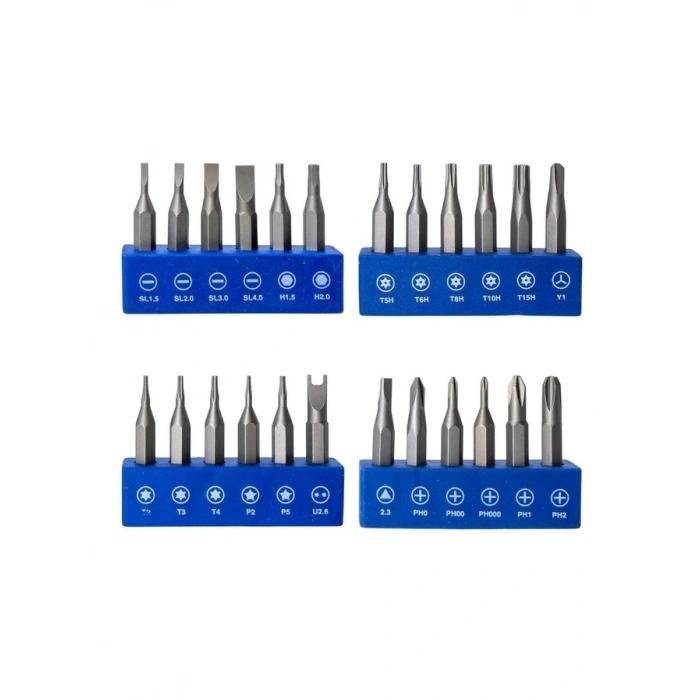 Ceta Form Cb4/est28 Şarjlı Tornavida Mikro Bits Uç Takımı 28 Parça