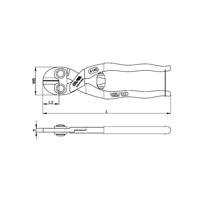 Ceta Form E38-54-0200 Kompakt Keski Çivi. Perçin V.B. Için